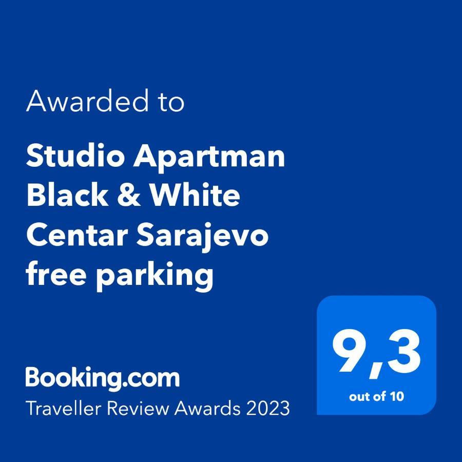 Studio Apartman Black & White Centar Sarajevo Free Parking Экстерьер фото
